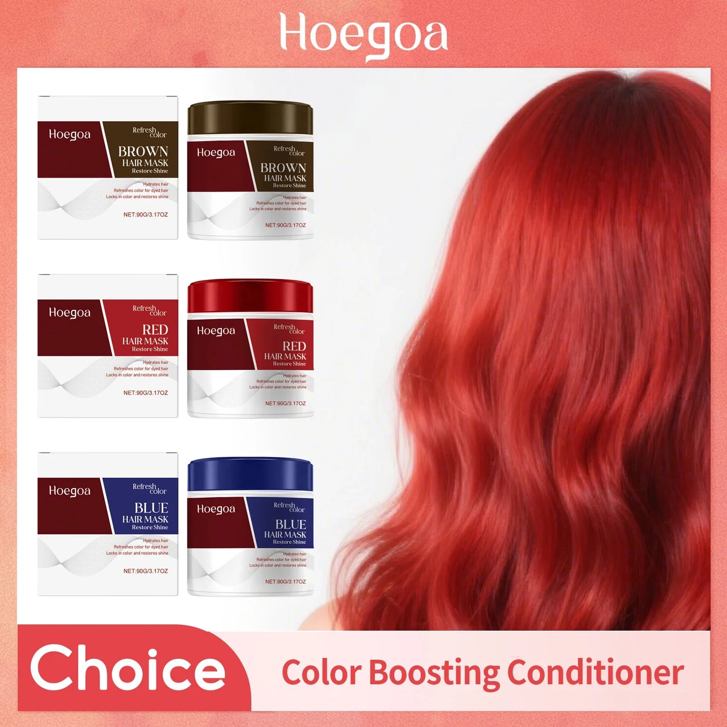 HOEGOA Color Depositing Conditioner – Tones Brass & Boosts Color