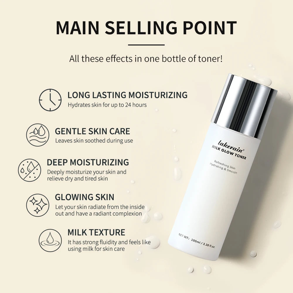 Milk Toner & Moisturizing Lotion Set Long Lasting Hydrating Oil Control Soothing Skin SPF10 Sunscreen Suitable For All Skin Type Peaceful Pleasures Health and Wellness