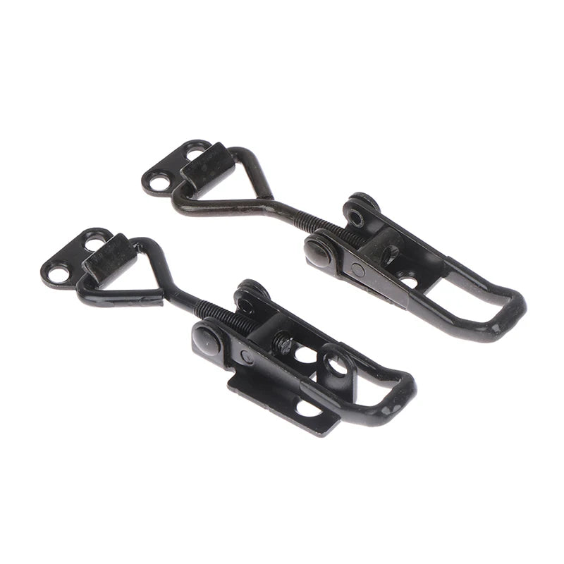 Black Toggle Clamp Latch | Cabinet Box Door Hasp Lock 100KG
