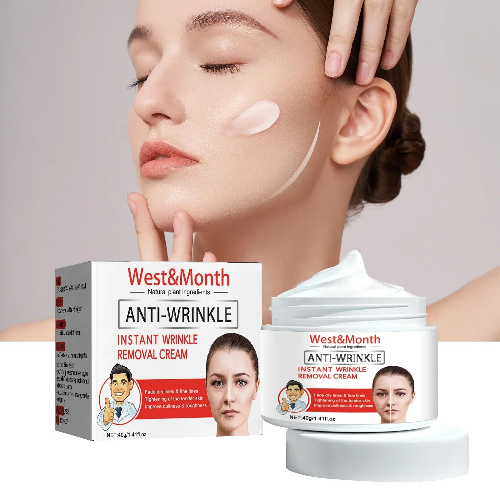 ENVISHA Face Cream – Collagen, Retinol & Hyaluronic Acid 40g Face Cream Peaceful Pleasures Health and Wellness