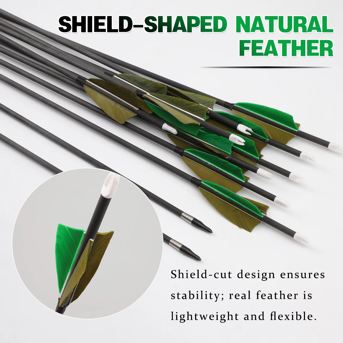ACCMOS ID5 2 Pure Carbon Arrows 33 0 001 Straightness 3 Shield