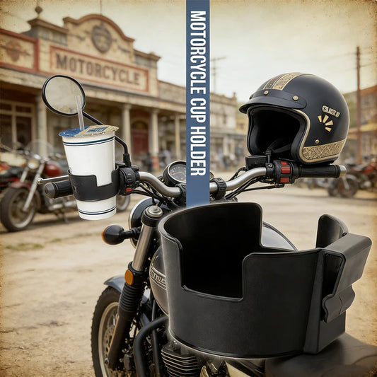 Door-Mounted Drink Holder | Clip-On Cup Hook Car & Motorcycle Vehicle Cup Holder Peaceful Pleasures Health and Wellness