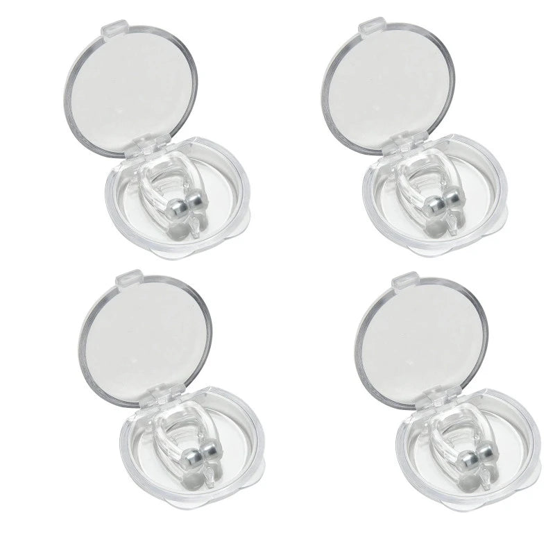 Anti-Snore Magnetic Nose Clip | Silicone Sleep Aid Device
