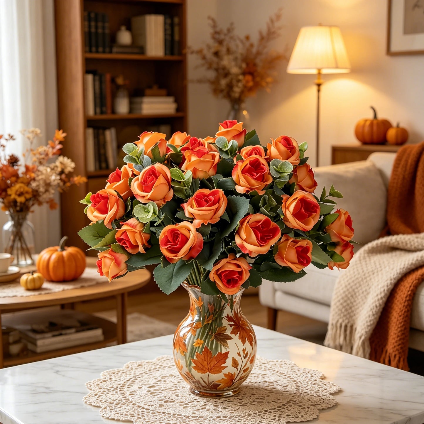 Artificial Silk Rose Bouquet – Wedding & Home Décor