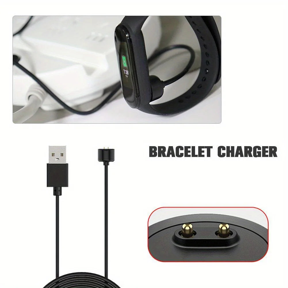 2-Pack USB Charger for Xiaomi Mi Band 5 6 7 & Amazfit Band 6 Peaceful Pleasures Health and Wellness