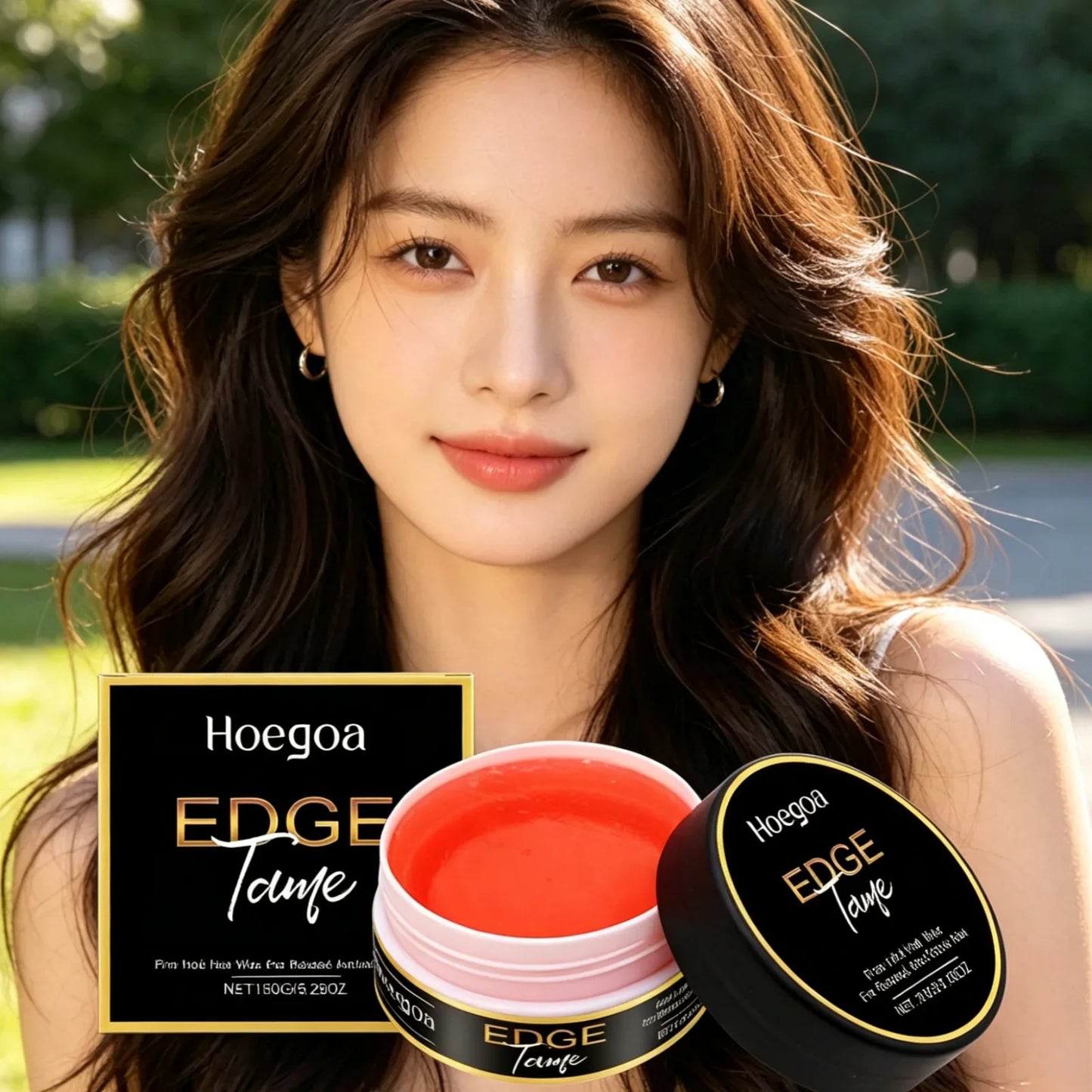 Hoegoa Firm Hold Styling Gel – Edge Control & Frizz Smoother