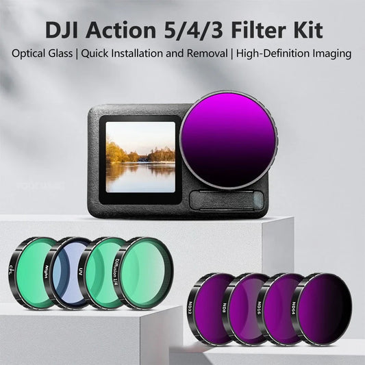 CPL ND UV Black Mist Filter Set – DJI Osmo Action 5 Pro/4/3 Camera Lens Filter Set Oasis Select