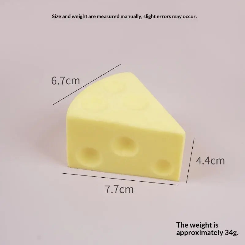 Cheese Squeeze Fidget Toy – Slow Rebound Stress Relief Squishy
