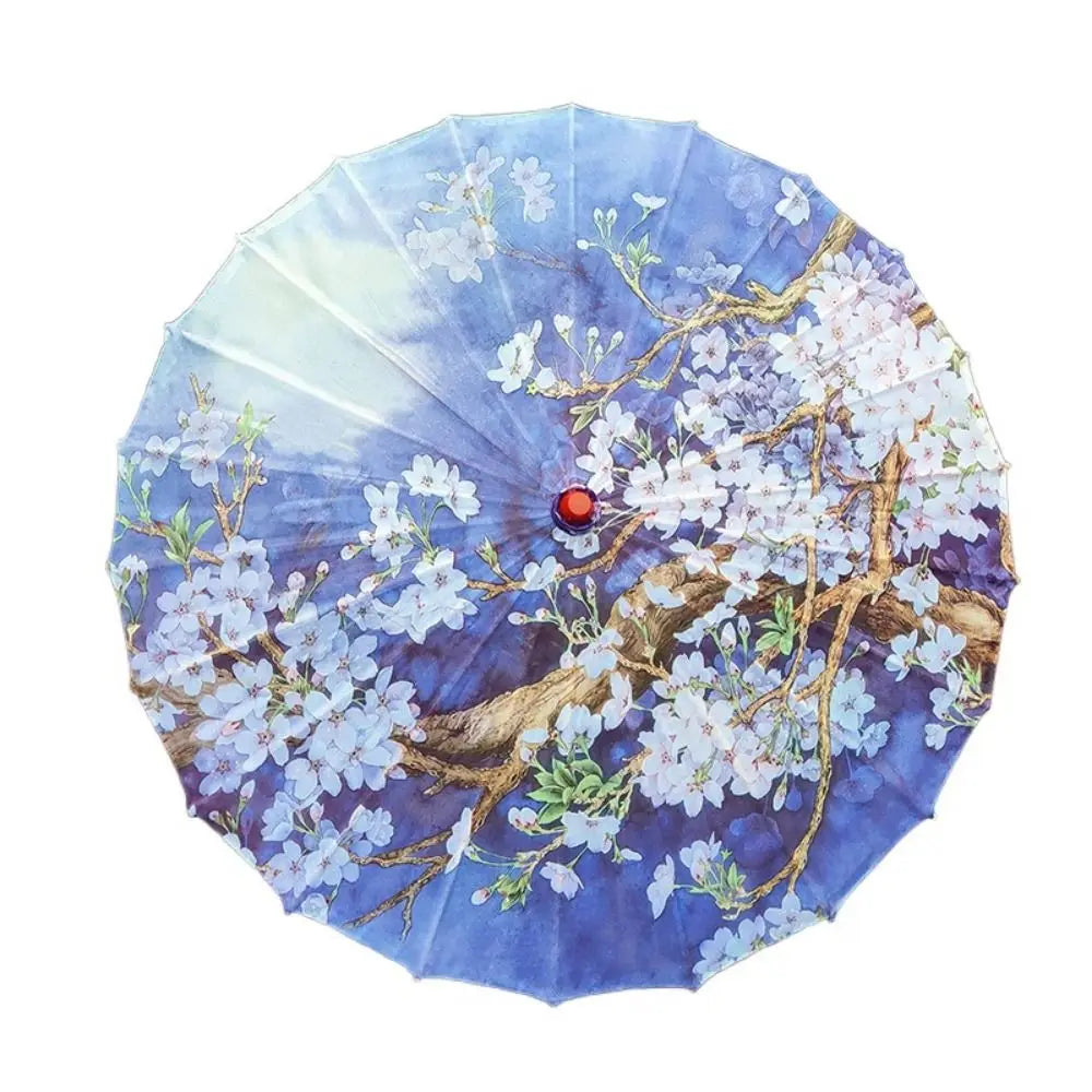Handmade Chinese Silk Parasol | Decorative Dance Umbrella