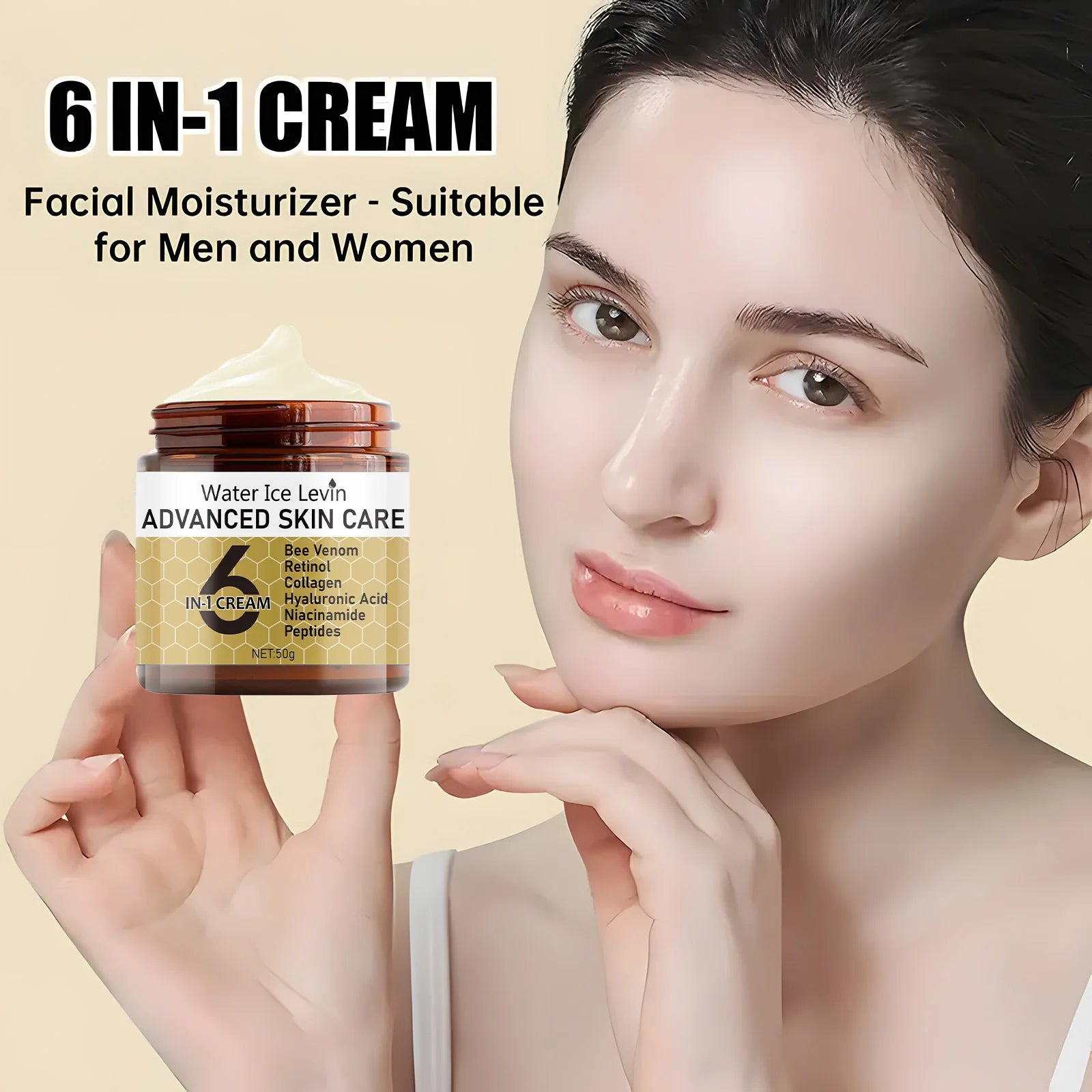 6-in-1 Anti-Wrinkle Face Cream | Moisturizer & Spot Brightener Anti-Wrinkle Face Cream Peaceful Pleasures Health and Wellness