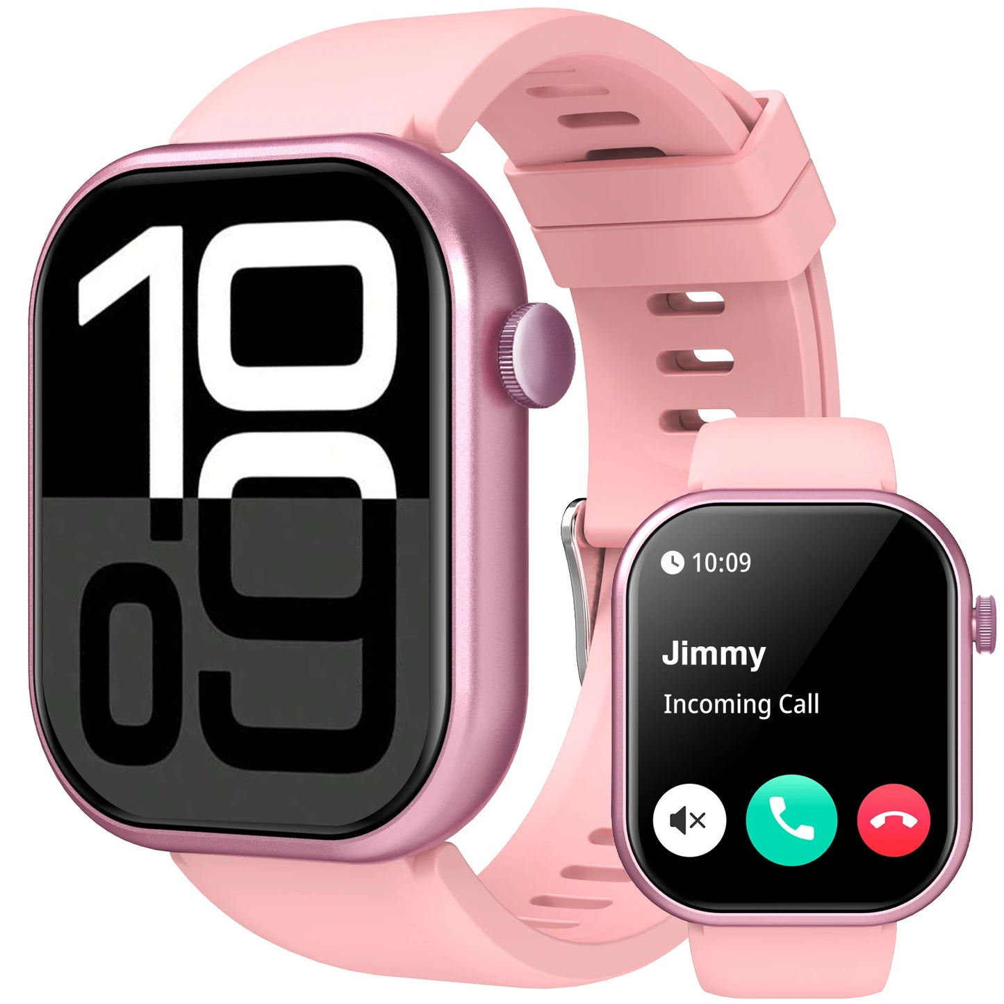 LOMAXFR Unisex Smart Watch – 2.01" HD, Wireless Calls & Sports