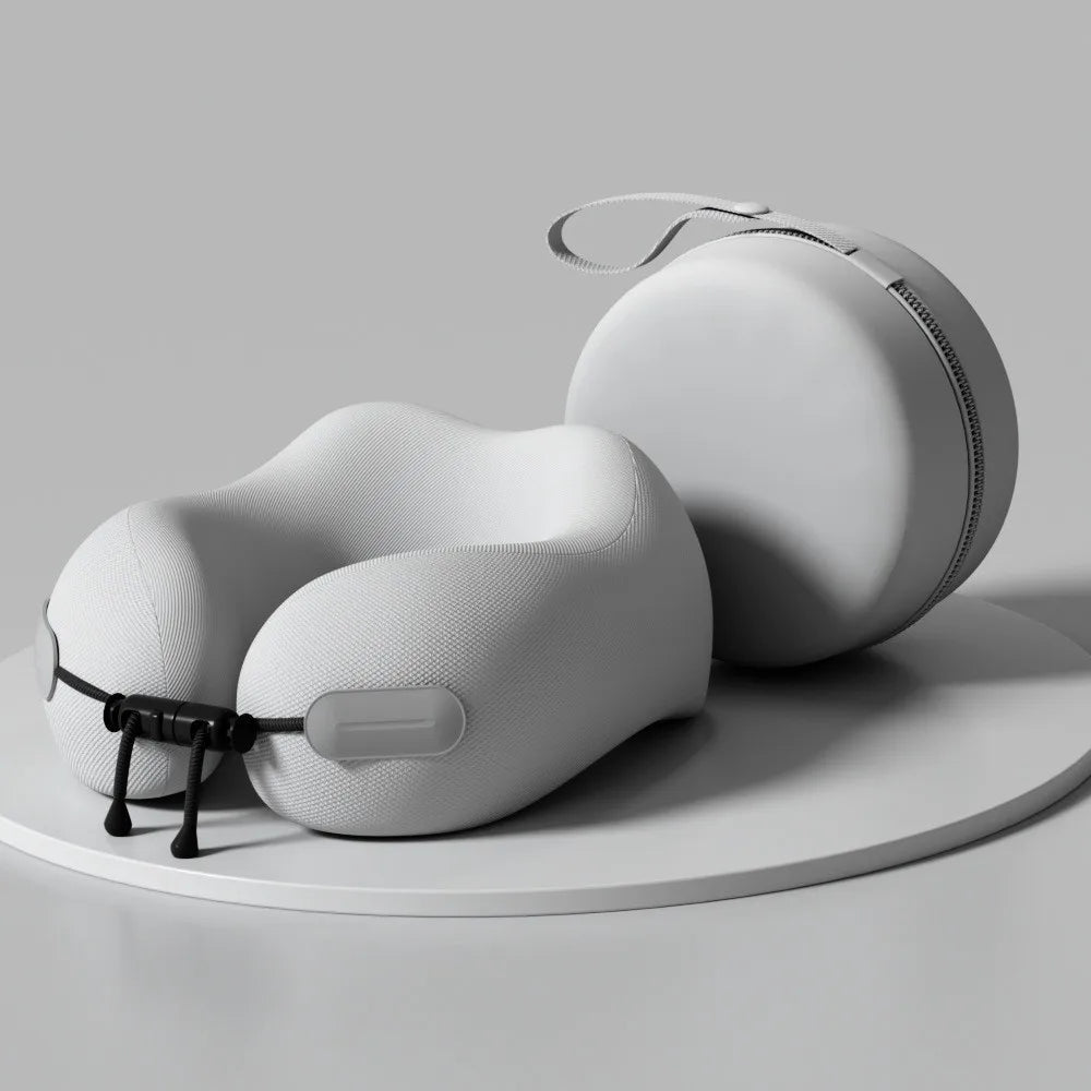 Memory Foam U-Shaped Travel Neck Pillow | Airplane & Office