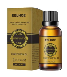 EELHOE Ginger Essential Oil – Slimming & Lymphatic Drainage Massage Oil Essential Oil Peaceful Pleasures Health and Wellness 10ml ginger essential oil Ginger