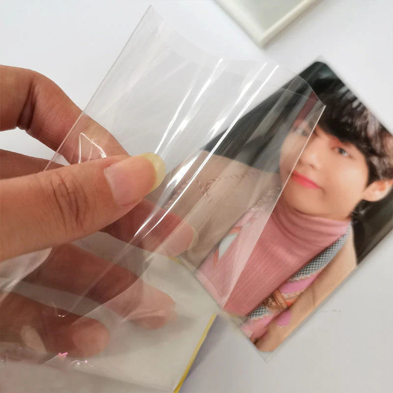 50pcs Various Sizes Transparent Card Sleeves Magic Card Game Tarot Poker Cards Protector Board Game Card Sleeves Card Sleeves Peaceful Pleasures Health and Wellness