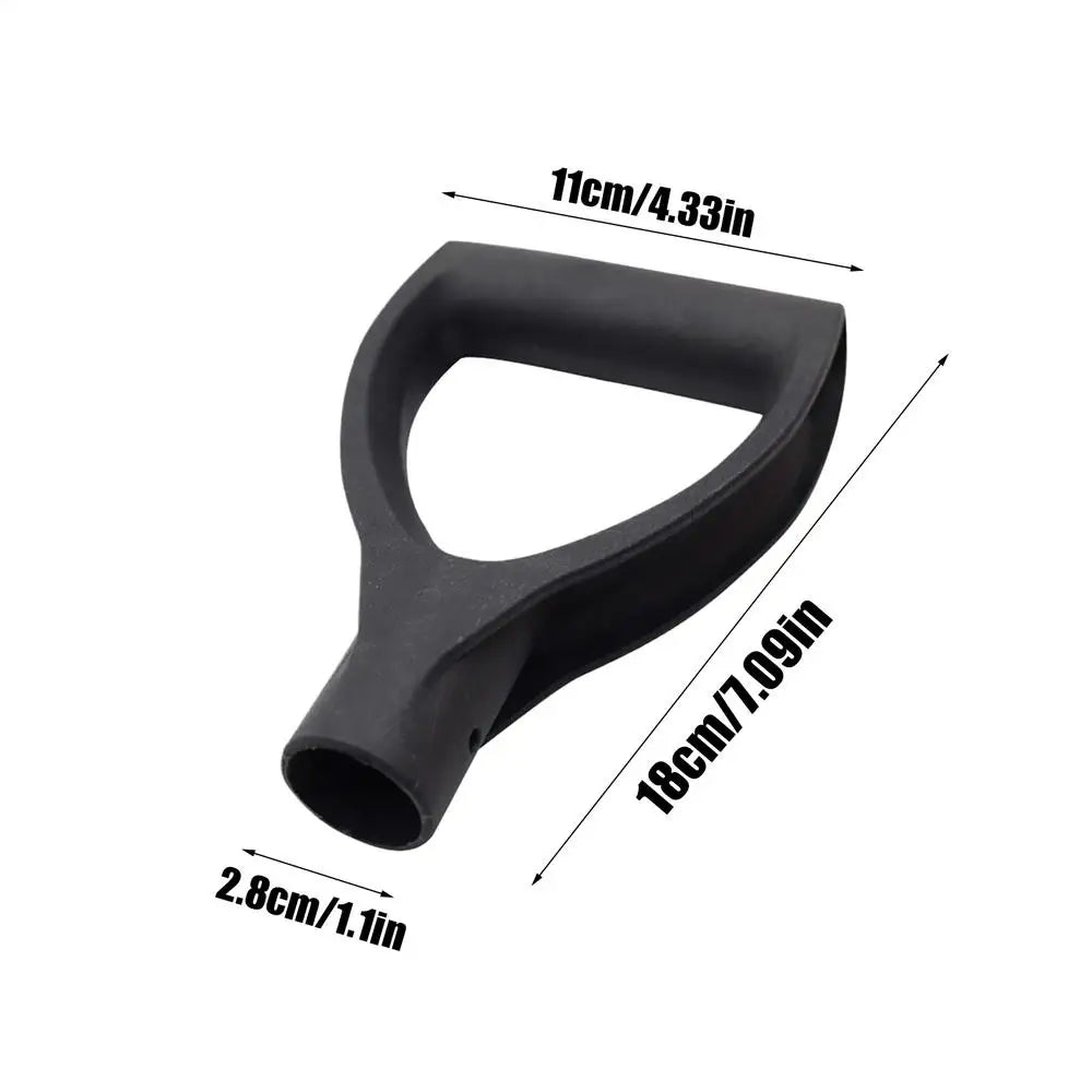 Snow Shovel Handle D Shape Replacement Scoop Grip Digging Shovel Handle for Raking Backyard Lawn Patio Farm Landscape Yard Peaceful Pleasures Health and Wellness CN Black