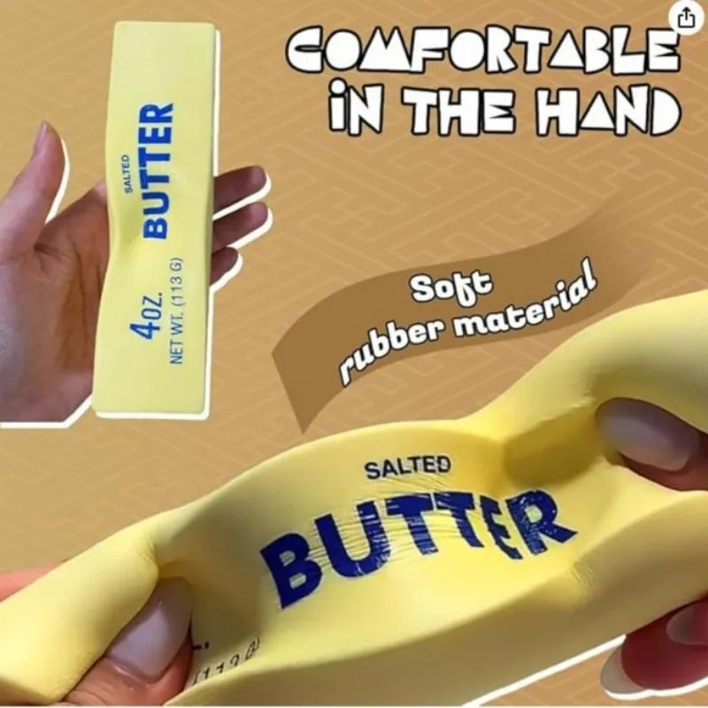 Butter Stick Squishy Toy – Slow Rebound Fidget Sensory Squeeze