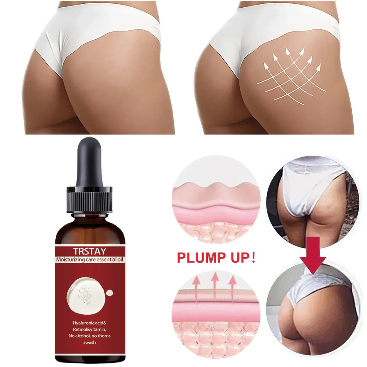 TRSTAY Hip & Body Massage Moisturizing Essential Oil