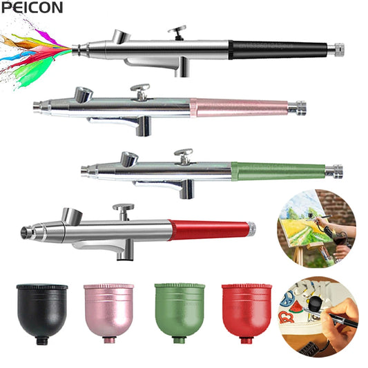 Airbrush Mini Spray Gun for Painting Model Cake Paint Spray Gun 0.3mm Nozzles Portable Air brush Spray Gun with Cleaning Kit Peaceful Pleasures Health and Wellness
