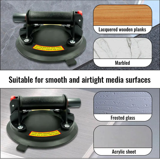 20CM diameter Vacuum Suction Cup granite Glass Tile Suckers Manual lifting 8 Inch 220kg Bearing Capacity Heavy Suction Cup Peaceful Pleasures Health and Wellness