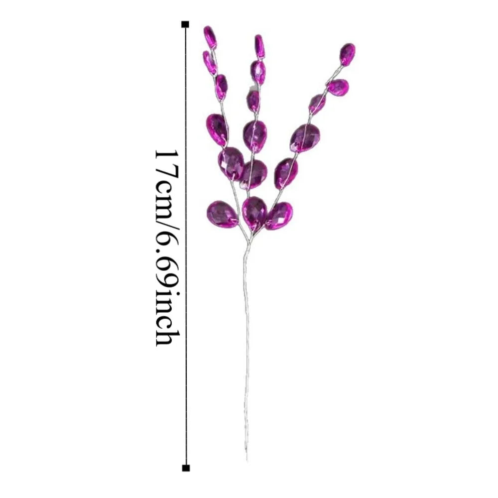 50pcs Acrylic Crystal Bud Branches | DIY Wedding & Home Décor