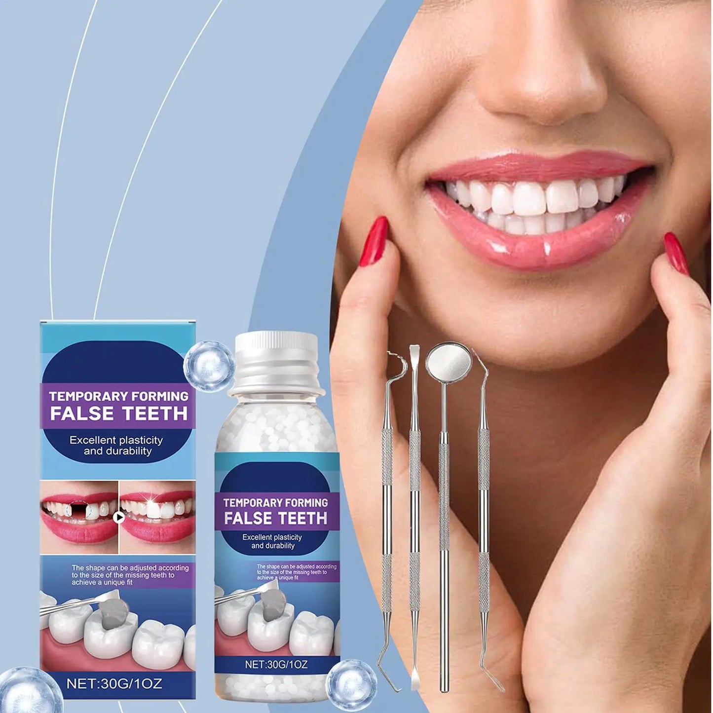 Teeth Repair Bonding Glue 30g Kit – Strong Hold & Natural Fit