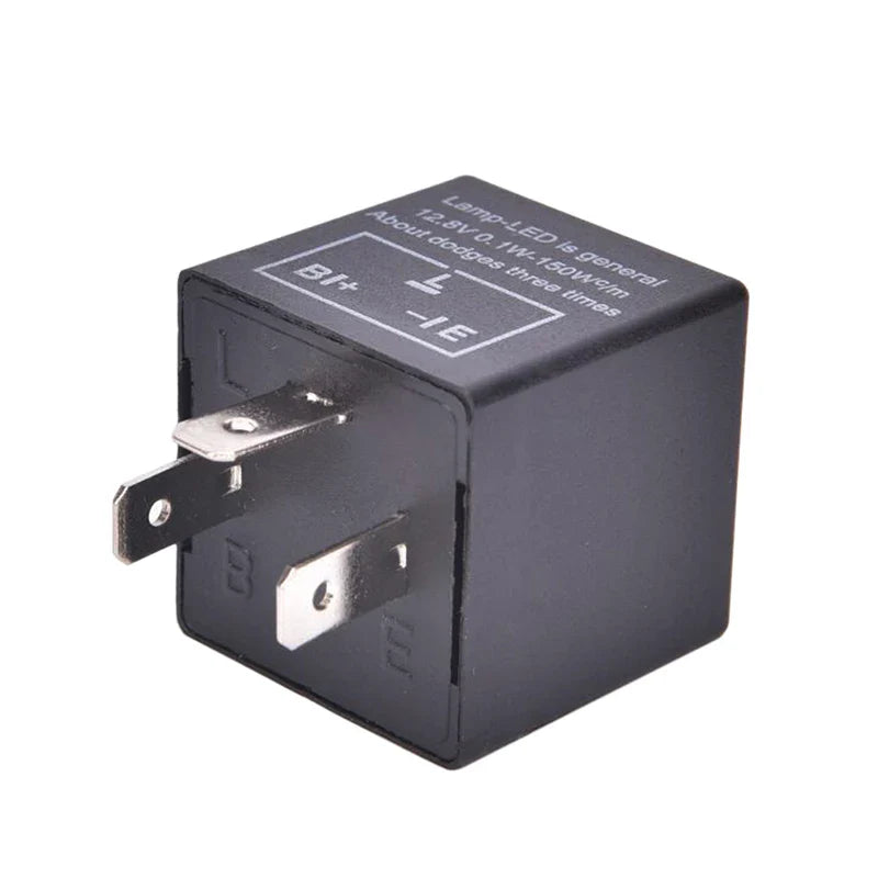 12V 3-Pin LED Adjustable Flasher Relay CF13 – Turn Signal Fix
