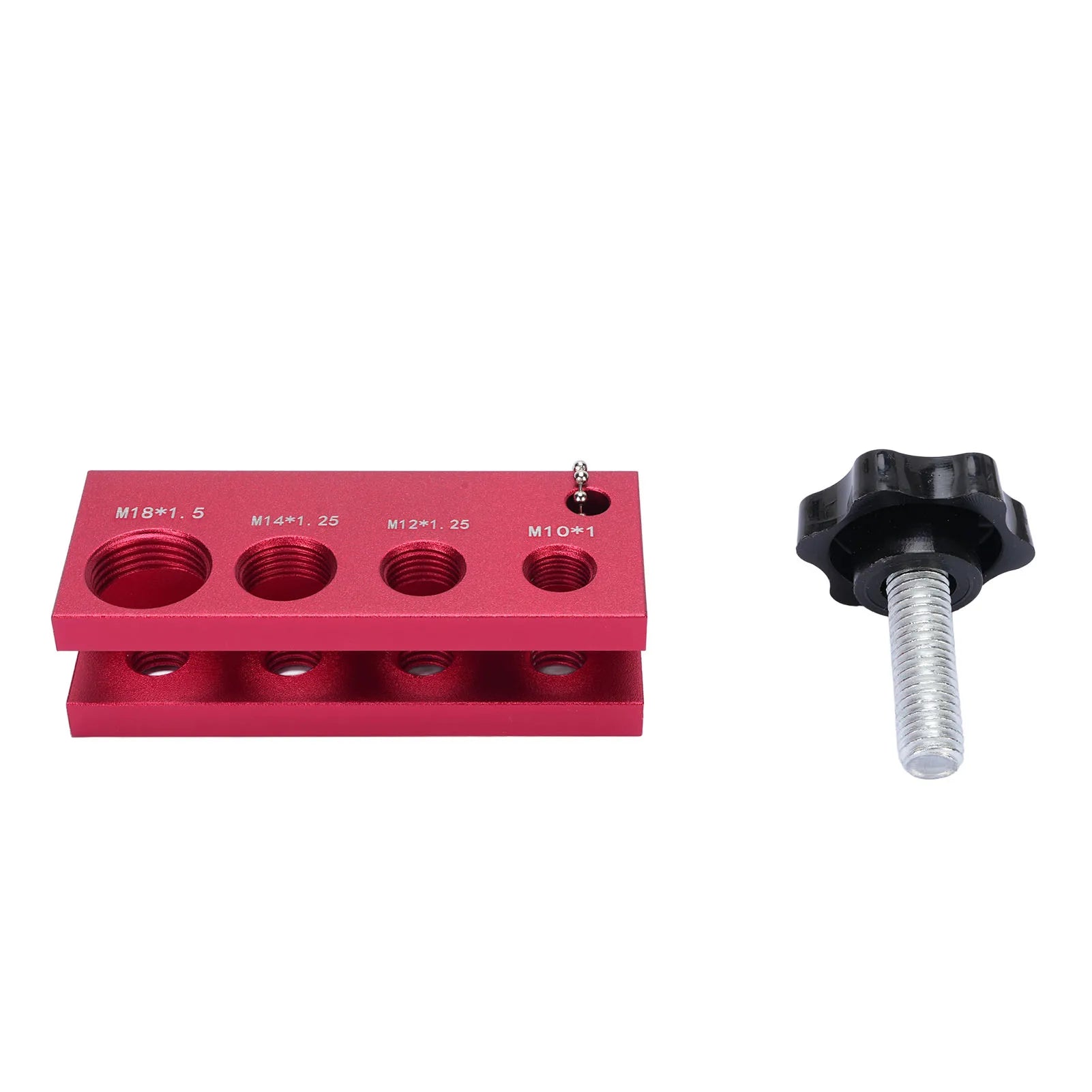 Universal Spark Plug Gap Tool Aluminum Alloy 10mm 12mm 14mm 16mm Automotive Engine Repair Tool Peaceful Pleasures Health and Wellness RED