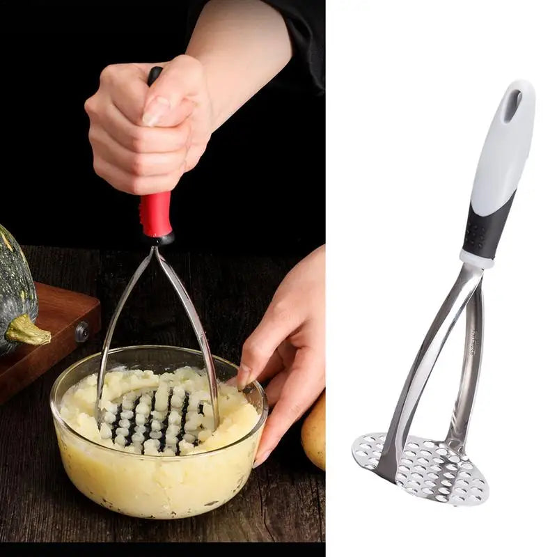 Stainless Steel Potato Masher | Smooth Mash, Non-Slip Handle Potato Masher Peaceful Pleasures Health and Wellness
