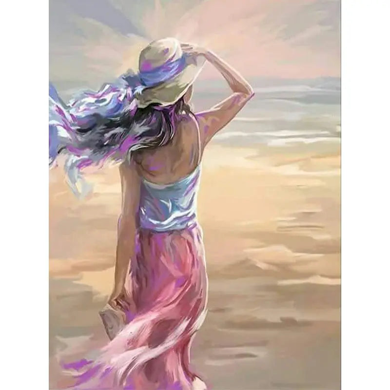 GATYZTORY Paint By Numbers For Adults Children Ballet Girl DIY HandPainted Oil Painting Figure Picture Home Wall Decor Gift Peaceful Pleasures Health and Wellness