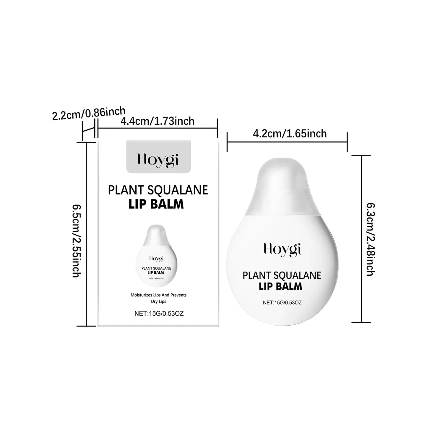 Hoygi Nourishing Lip Balm – Deep Moisture & Gentle Exfoliation