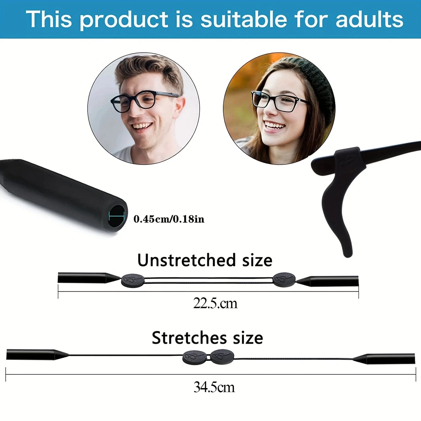 Glasses Lanyard Adjustable Both Men Women Frame Neck Hanger Rope
