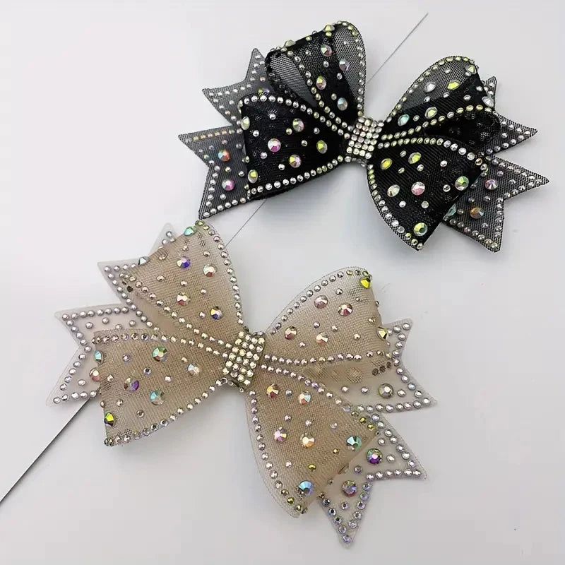 Shoe Clip Flower Bow DIY Detachable Shoe Accessories for Heels Flats French Style Diamante Decor for Hat Hair Band Dress Peaceful Pleasures Health and Wellness
