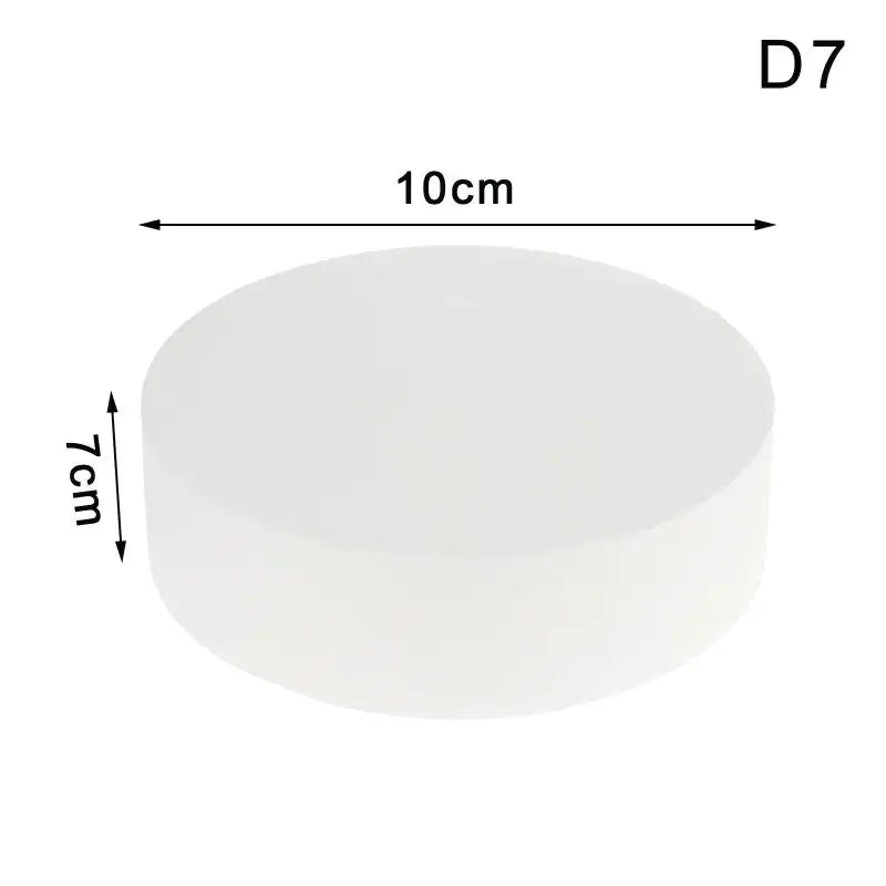4/6/8/10 Inch Cake Foam Mould PS Foam Flower Decor Cake Dummy Practice Sugarcraft Model DIY Decorations Peaceful Pleasures Health and Wellness D 25x7cm