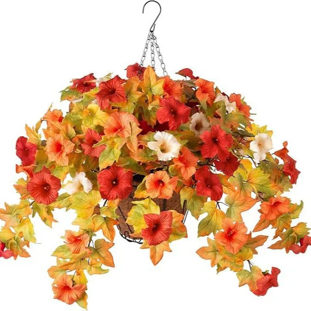 Artificial Silk Petunia Wall Hanging Flowers | Garden & Wedding