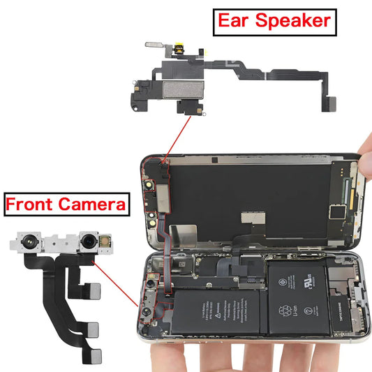 iPhone Earpiece Speaker & Front Camera Flex Cable 7/8/X/XR/XS Max Phone Repair Part Oasis Select