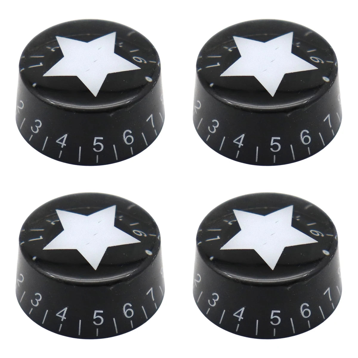 Straight Body Electric Guitar Bass Volume Knob Inlaid Shell