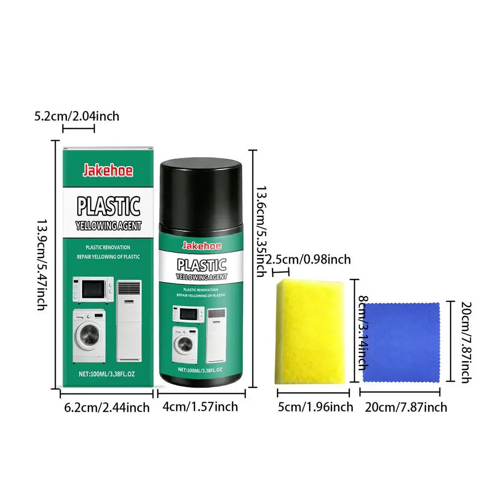 Multi Functional Plastic Yellowing And Oxidation Removing Spray To Restore The Brand New Appearance Of The Product Peaceful Pleasures Health and Wellness