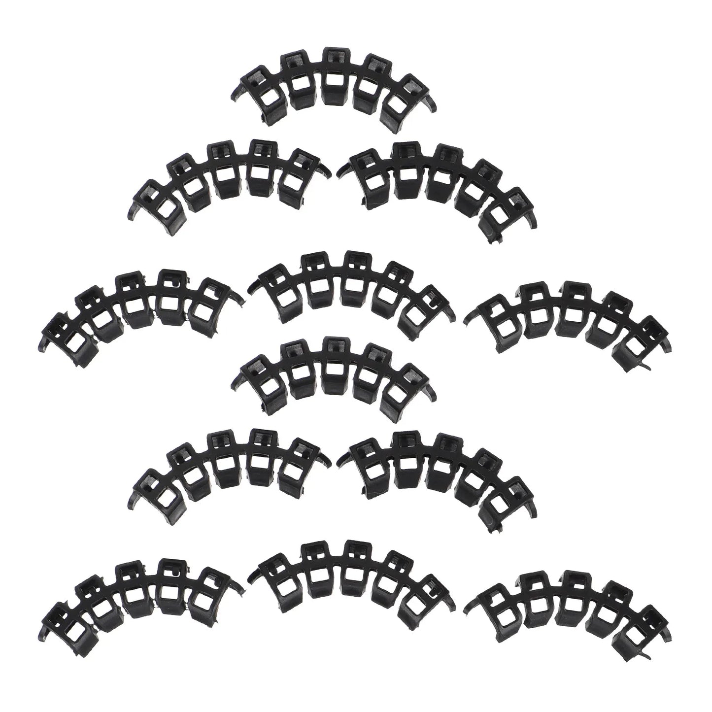 100Pcs Tomato Clamp Plant Support Clips Easy Fasten Tomato Cucumber Vine Vegetables Growing Gardening Tool Plastic Holder Plant Peaceful Pleasures Health and Wellness