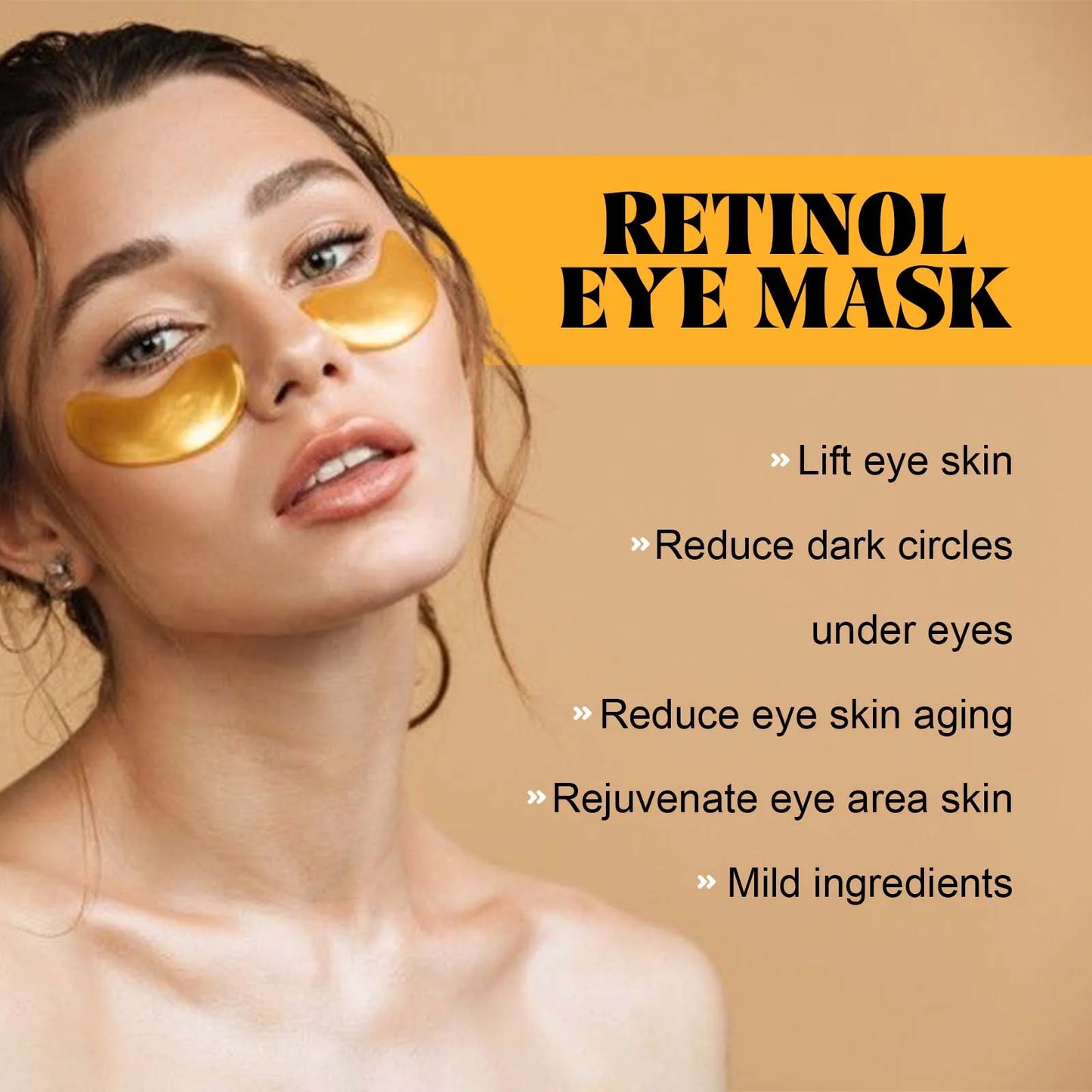 Retinol Under Eye Patches – Dark Circles & Firming Mask