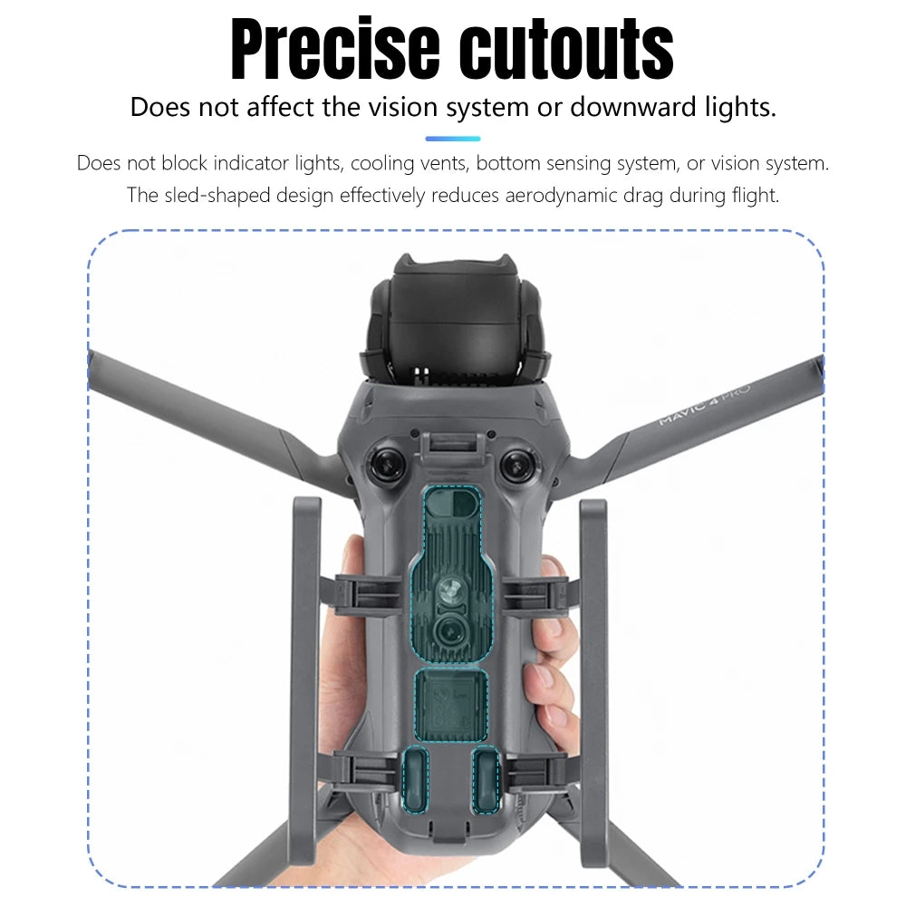 For DJI Mavic 4 Pro Landing Gear Foldable Landing Training Frame Gimbal Protection Anti-Collision Accessories Peaceful Pleasures Health and Wellness