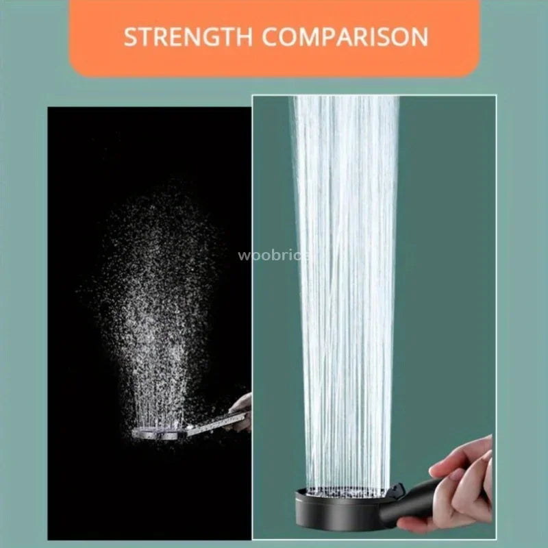 Shower Head Bathroom Sink Mixer Shower Phone 5modes for Bathroom High Pressure Water Saving Pressurized Spa Handheld Showers Peaceful Pleasures Health and Wellness