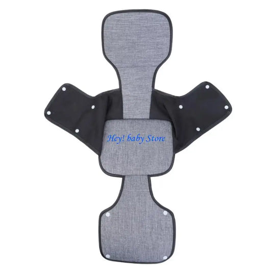 Ergonomic Baby Stroller Seat Cushion – Breathable Infant Pad Stroller Seat Cushion Peaceful Pleasures Health and Wellness Gray China Mainland