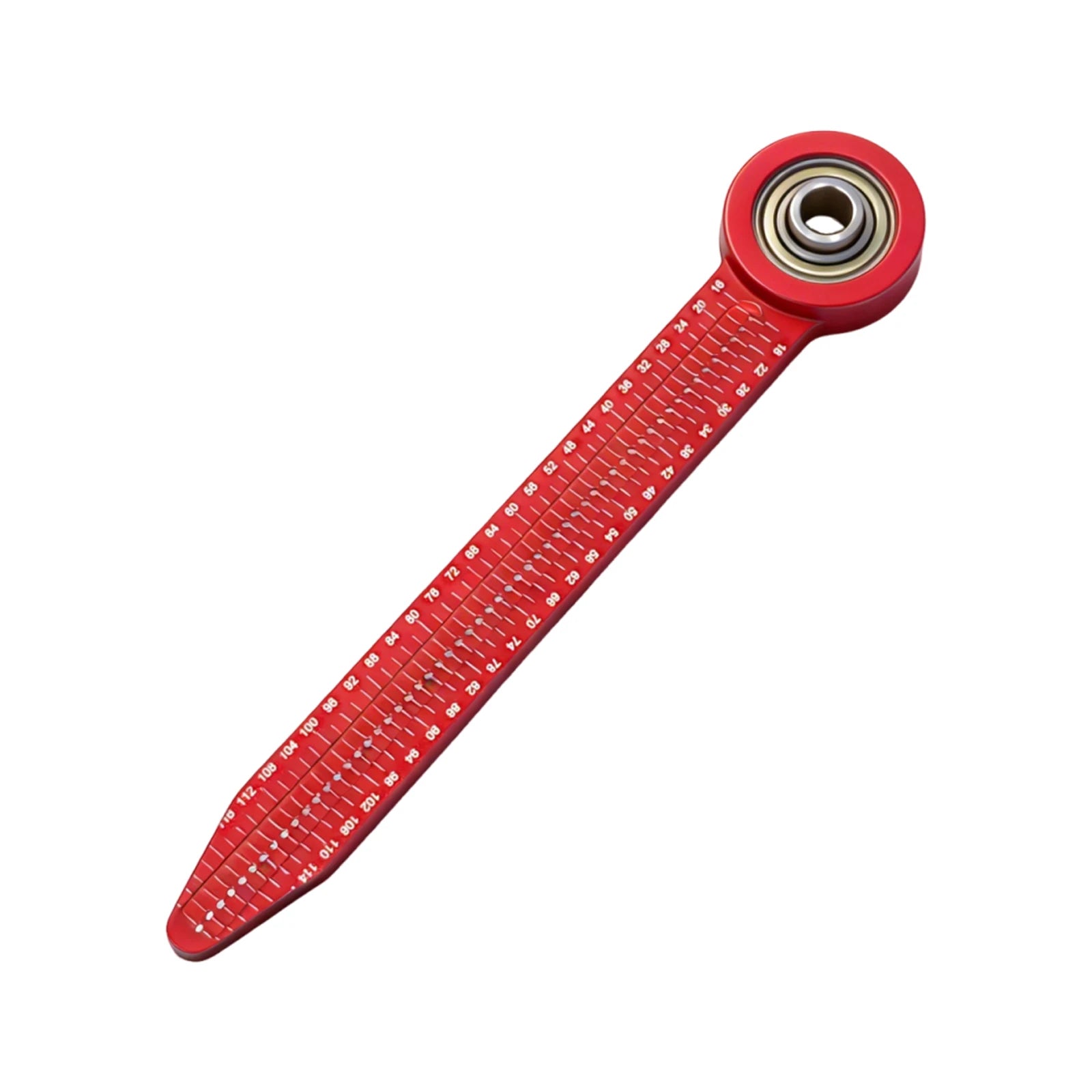 Portable Woodworking Hole Ruler Multi-Purpose 360 Degree Rotating Circular Drawing Tool for Engineering Carpentry Design Peaceful Pleasures Health and Wellness Red