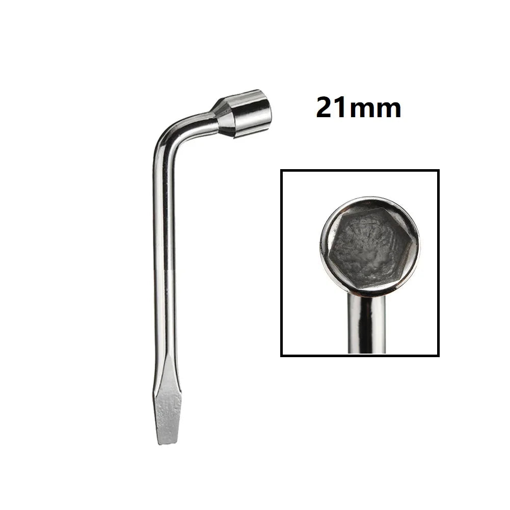 17 19 Wheel Wrench Heavy Duty L Spanner Car Spare Tire Lug Hex Nut