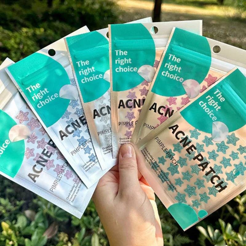 40-Pack Hydrocolloid Acne Patches – Invisible Overnight Blemish Dots