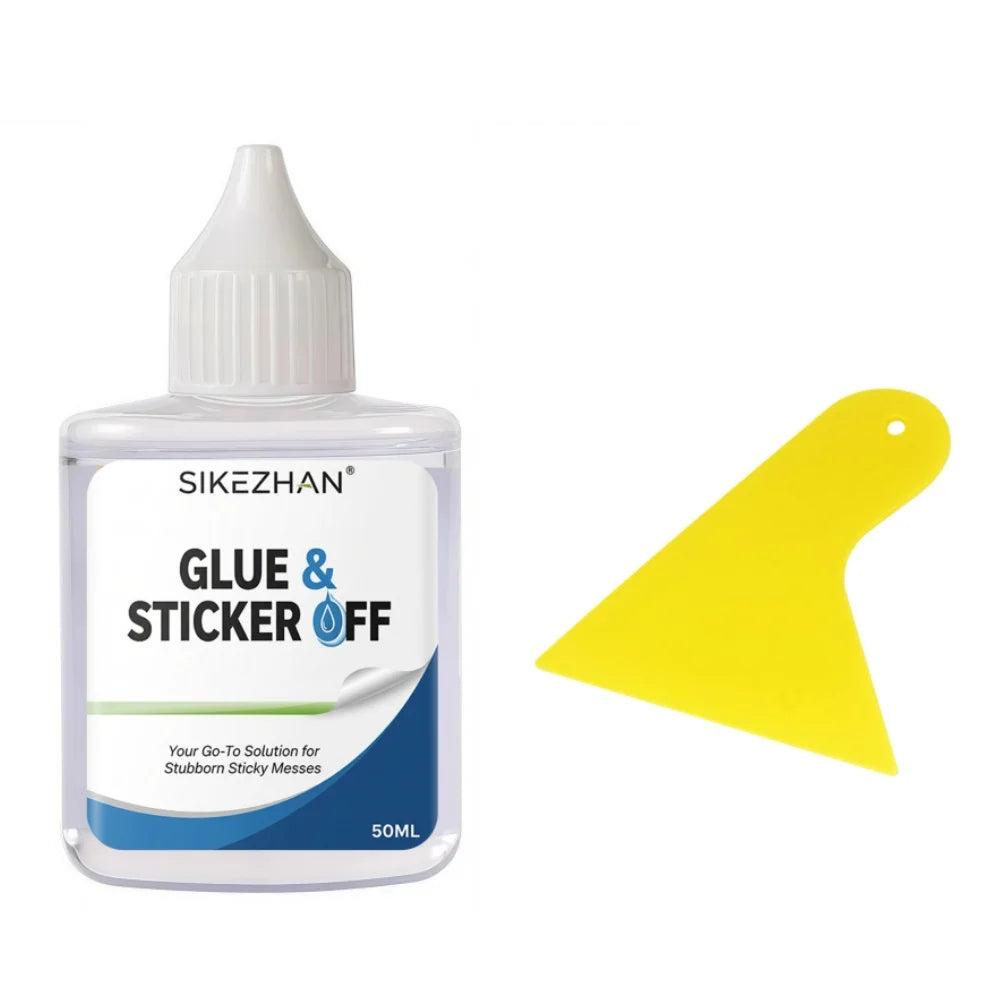 50ML Powerful Adhesive Remover - Dissolves Stickers, Decals, Glue & Tree Sap | Safe for Cars, Glass & Home Use Peaceful Pleasures Health and Wellness 50ML