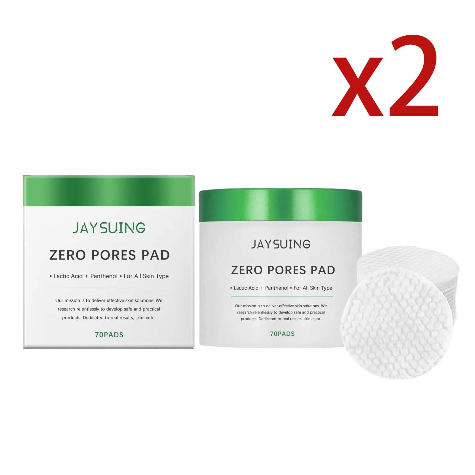 Salicylic Acid Cleaning Pads for Exfoliating Skin Care Peaceful Pleasures Health and Wellness 2x70Pads