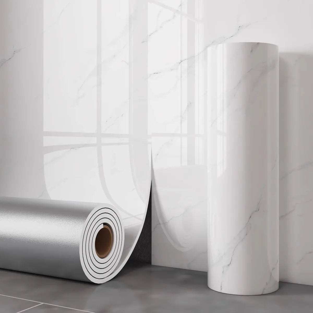 Self-Adhesive Marble Wallpaper – Waterproof PVC Wall Sticker