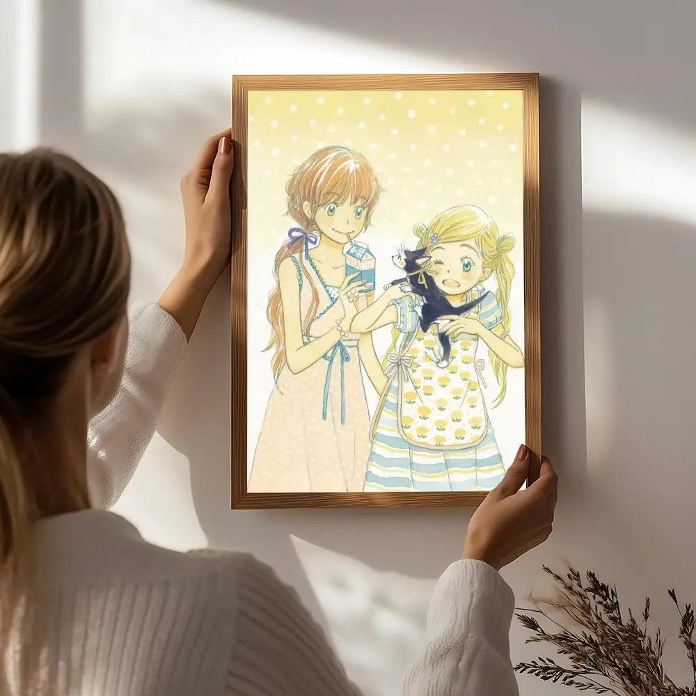 Honey and Clover Anime Poster – HD Waterproof Wall Art Anime Wall Poster Peaceful Pleasures Health and Wellness White6 15X20cmNoframe
