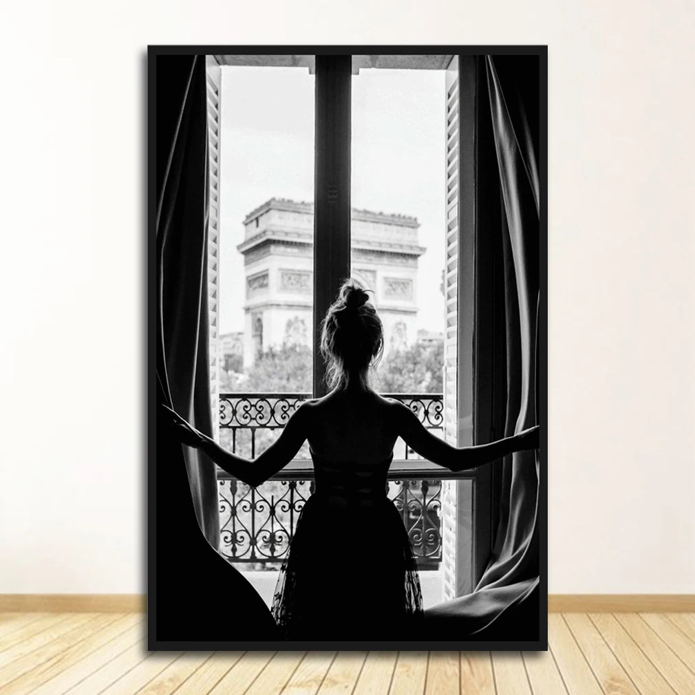 Guardian Angel Canvas Wall Art | Scandinavian White Wings Print